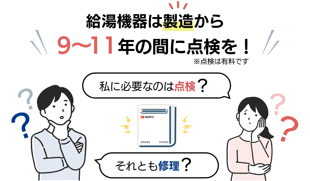 ノーリツの点検をご紹介